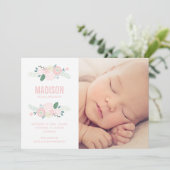 Arrivée douce | Faire-part de naissance (Debout devant)