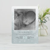 Arrivée hivernale Faire-part de naissance photo ve (Debout devant)