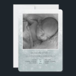 Arrivée hivernale Faire-part de naissance photo ve<br><div class="desc">Un joli motif de flocon de neige pour présenter l'arrivée de votre bébé d'hiver. La carte est facile à customiser avec votre libellé, police, couleur de police, options de forme de papier et choix de six types de papier. Pas exactement ce que vous cherchez ? Tous nos produits peuvent être...</div>