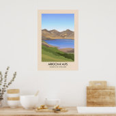 Arrochar Alps Munros van Schotland Poster (Keuken)