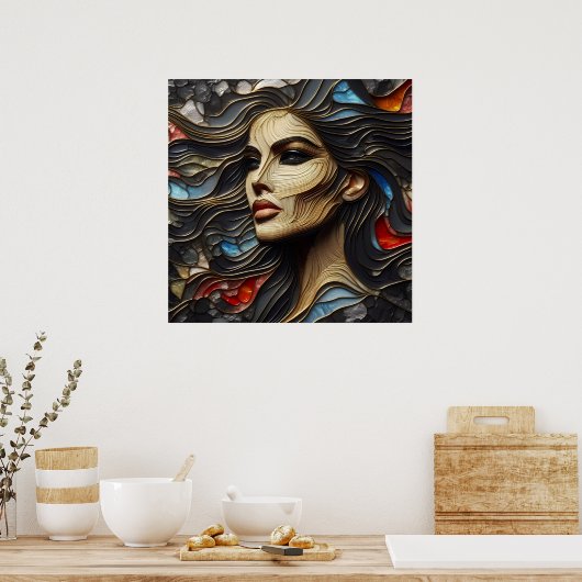 Arrogantie onthuld - AI opnieuw Poster (Keuken)