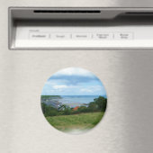 Arromanches-les-Bains olieverfschilderij Magneet (Insitu (Vaatwasser))