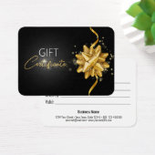 Arrondi Bow Classy Lumineux Élégant cadeau noir (Bureau)