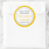 Arrondi conservée citrons confiture étiquette alim (Sac)