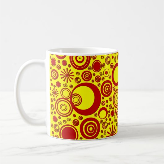 Arrondissements, Mug à café jaune-rouge (Gauche)