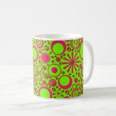 Arrondissements, Mug de café vert rose (Devant droit)