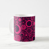 Arrondissements, Mug De Café Violet Rose (Devant gauche)