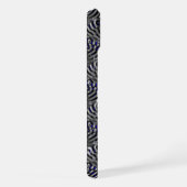 Arrosage sur métal gris bleu (Côté droit)