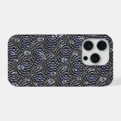 Arrosage sur métal gris bleu (Verso Horizontal)