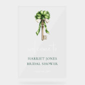 Arrosoir de mariage aquarelle clé or et trèfle (Recto)