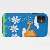 Arrosoir et fleurs, étui pour iPhone 5 (Dos (Horizontal))