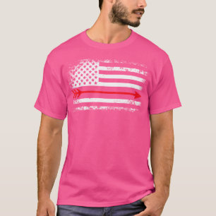 Arrow American Flag Archery Lover Bow Hunting T-shirt