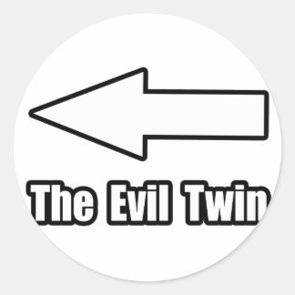 Arrow Evil Twin 2 Ronde Sticker