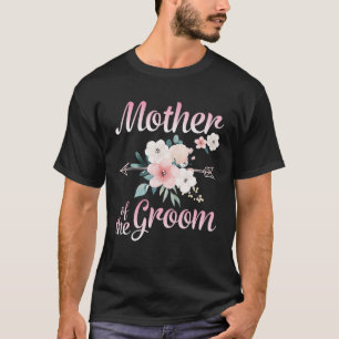 Arrow Flower Happy Moeder van de Groom Bride Husba T-shirt