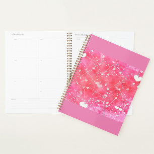 Arrow Heart Red Love Spiral Planner