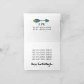 Arrow Notecard Bedankkaart (Binnen)