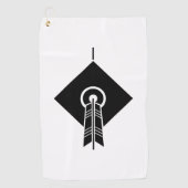 Arrow raakte doel Golf Towels Golfhanddoek (Voorkant)