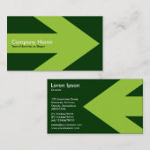 Arrow v3 (Martian Green) - Dark Green 003300 Visitekaartje (Voorkant / Achterkant)