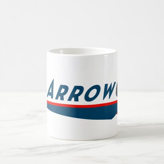 ArrowCat White 11 oz klassieke witte Mok (Center)