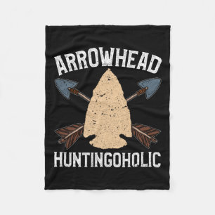 Arrowhead Hunter Shirt Funny Arrowhead Huntingohol Fleece Deken