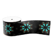 Arrowiad Feathers Pow-wow Pattern Thunder_Cove Grosgrain Lint (Spoel)