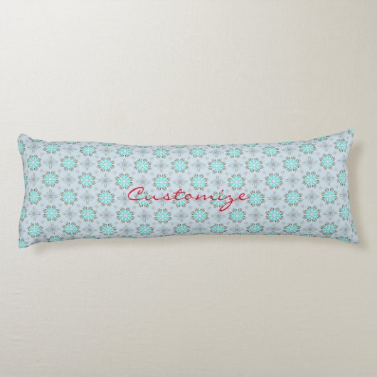 Arrowiad Feathers Pow-wow Pattern Thunder_Cove Lichaamskussen (Achterkant)