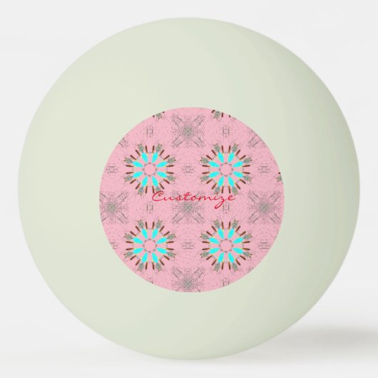 Arrowiad Feathers Pow-wow Pattern Thunder_Cove Pingpongballen (Achterkant)