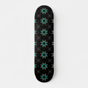 Arrowiad Feathers Pow-wow Pattern Thunder_Cove Skateboard