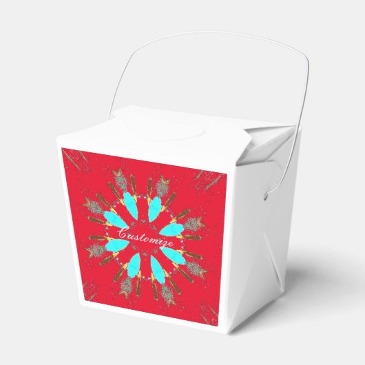 Arrowiad Feathers Pow-wow Thunder_Cove Bedankdoosjes (Voorkant Zijde)