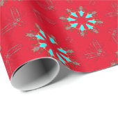 Arrowiad Feathers Pow-wow Thunder_Cove Cadeaupapier (Rol Hoek)