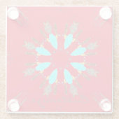 Arrowiad Feathers Pow-wow Thunder_Cove Glazen Onderzetter (Achterkant)