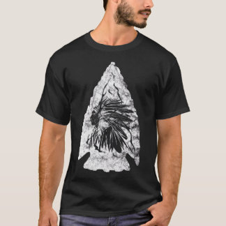 Arrowiad Hunter Indiaas Chief Relic Hunting Native T-shirt