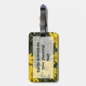 Arrowleaf Balsamroot Easy ID Personal Bagagelabel (Achterkant verticaal)