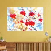 Arrowwood Berries Canvas Afdruk (Insitu (Woonkamer))