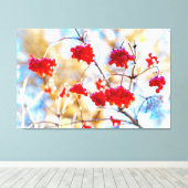 Arrowwood Berries Canvas Afdruk (Insitu (Houten vloer))