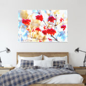 Arrowwood Berries Canvas Afdruk (Insitu (Slaapkamer))