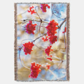 Arrowwood Berries Deken (Voorkant Verticaal)