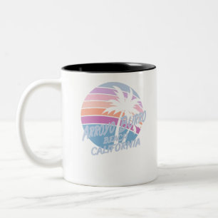 Arroyo Burro Beach California Tweekleurige Koffiemok
