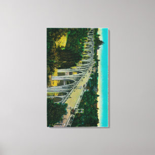 Arroyo Seco Bridge, Colorado Street Bridge Canvas Afdruk