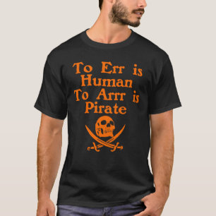 Arrr is piraat donker T-shirt