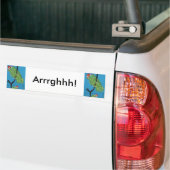 arrrghhh parrot bumper sticker (Sur camion)