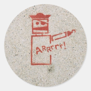 Arrrr Ronde Sticker
