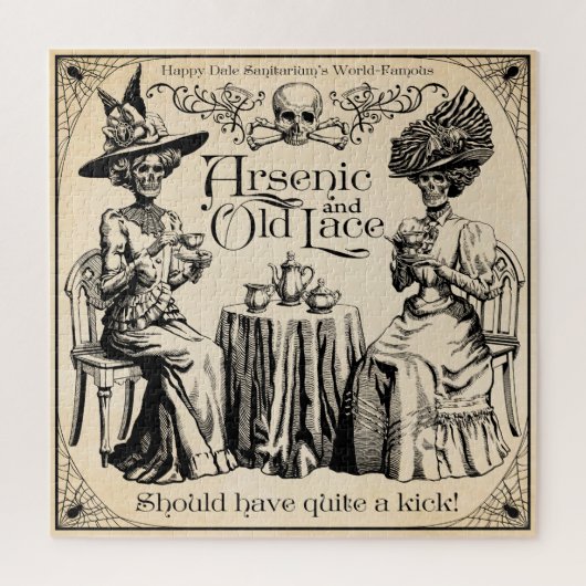 Arseen en oud kant legpuzzel (Verticaal)