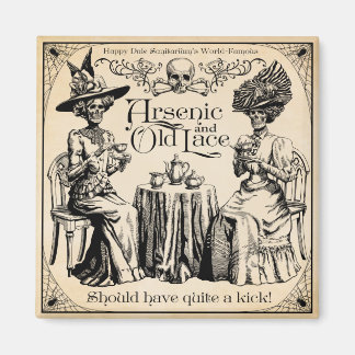 Arseen en oud kant magneet