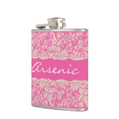 Arseen en oud kant personaliseren heupfles (Links)