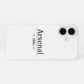 Arsenaal 1886 iPhone 16 hoesje (Achterkant horizontaal)