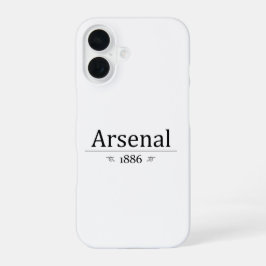 Arsenaal 1886 iPhone 16 hoesje