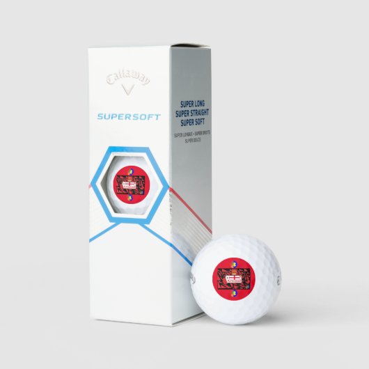 Arsenal 10 golfball golfballen (Verpakking)