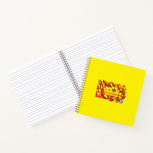 Arsenal 11 Spiralnotizblock Notizblock Notitieboek (Binnen)