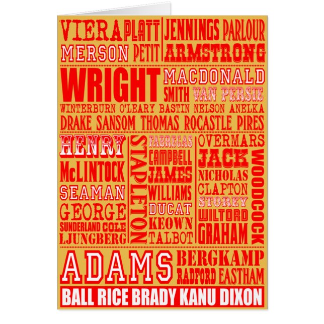 Arsenal legends (Voorkant)